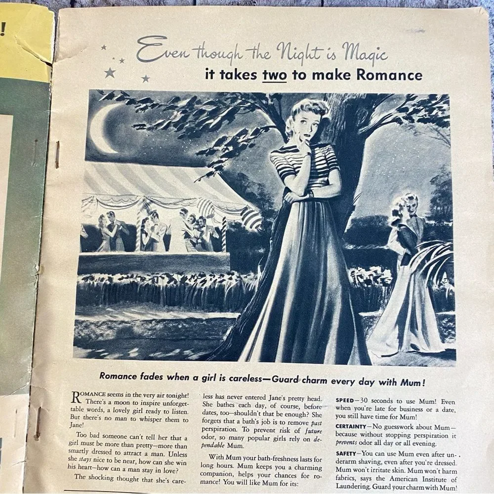 Radio Television Mirror Volume 9 Published 1942 Diane Courtney WWII Issue VF